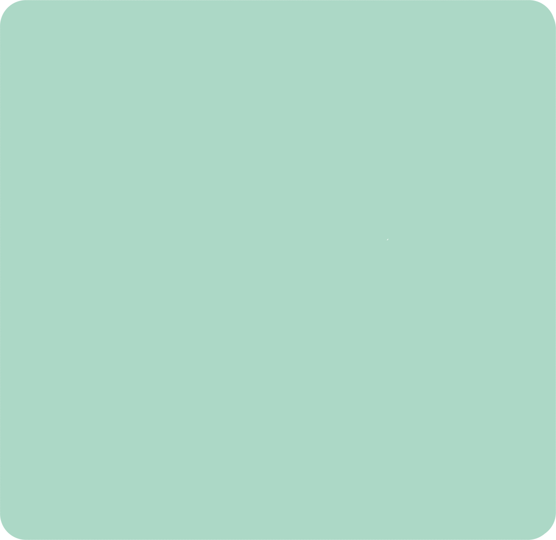 Mint green square