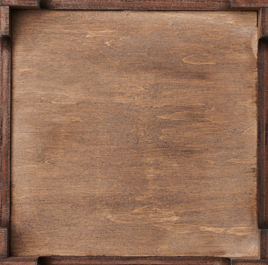 Wooden square frame background